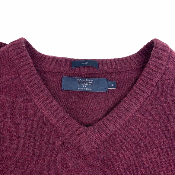 JCrew Factory Lambswool Burgundy 